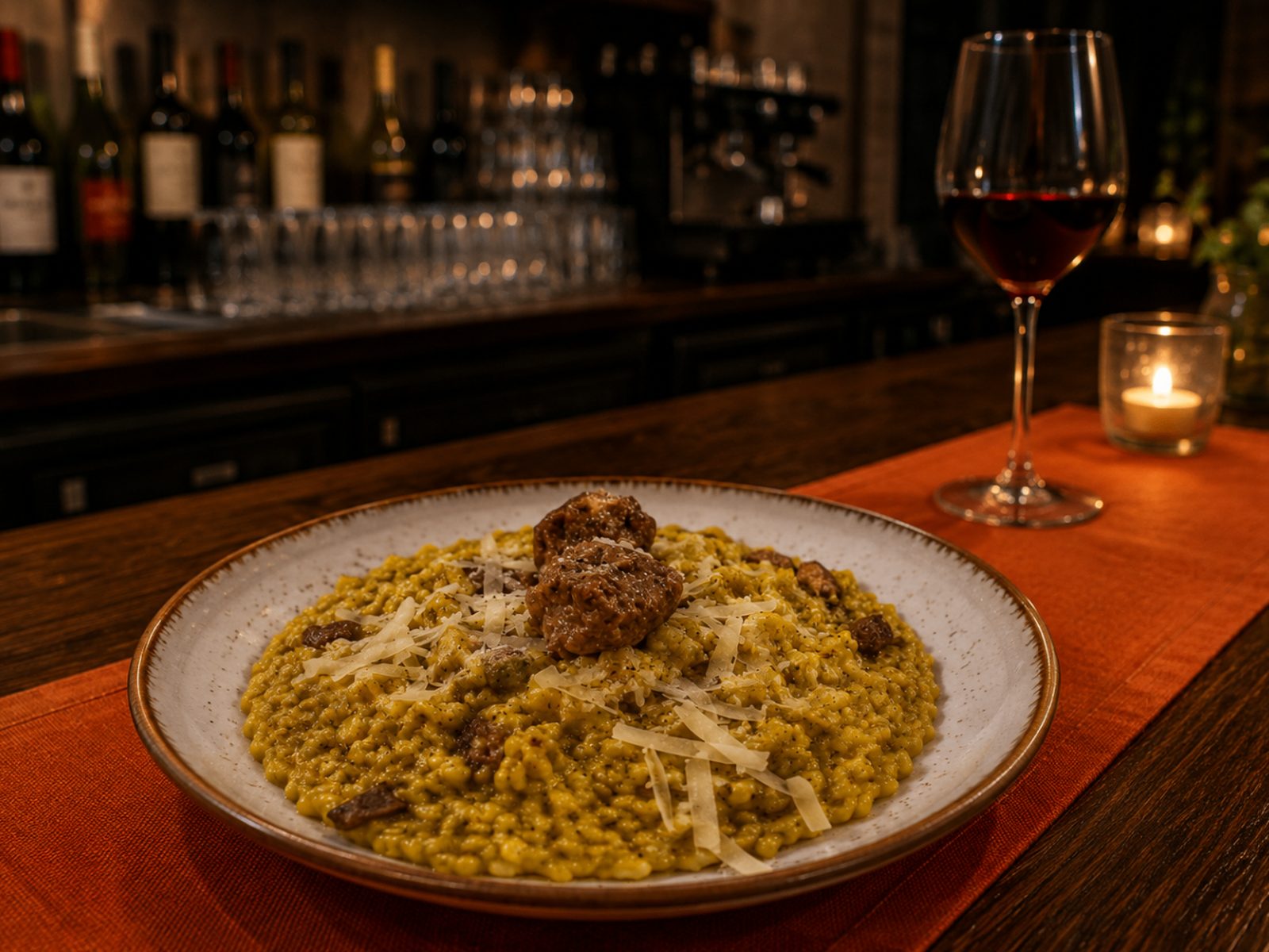 Risotto con salsiccia y parmigiano — Casa Magnolia